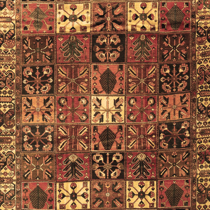 Machine Washable Persian Brown Traditional Rug, wshtr4131brn