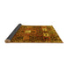 Sideview of Persian Yellow Traditional Rug, tr4131yw