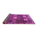 Sideview of Persian Purple Traditional Rug, tr4131pur