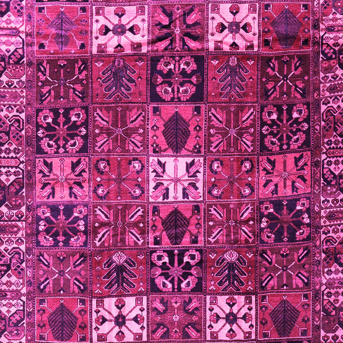Machine Washable Persian Pink Traditional Rug, wshtr4131pnk