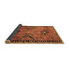 Sideview of Persian Brown Traditional Rug, tr4132brn