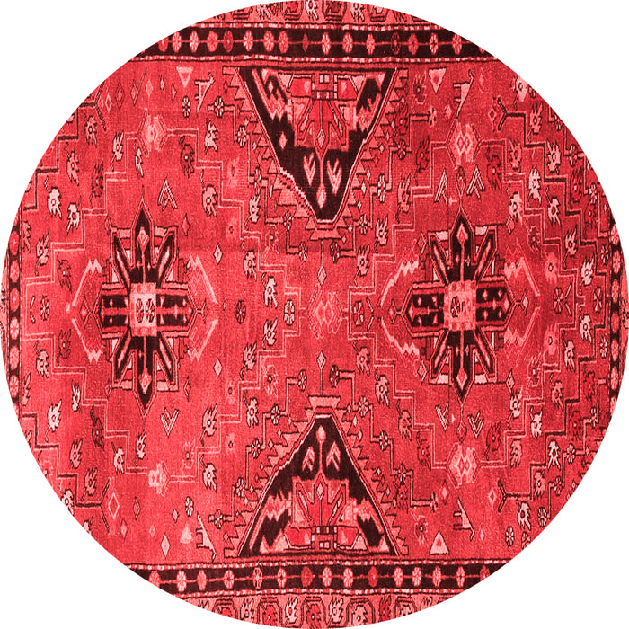 Machine Washable Persian Red Traditional Rug, wshtr4132red