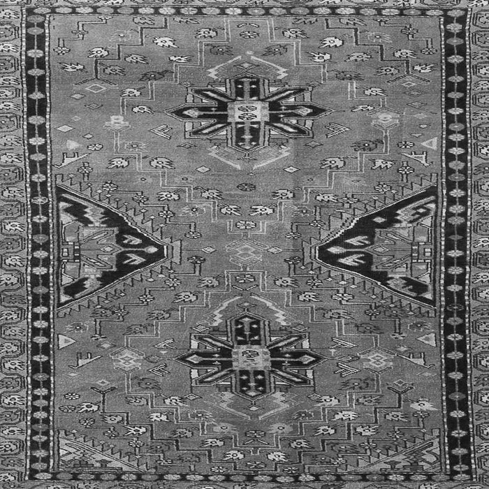 Serging Thickness of Persian Gray Traditional Rug, tr4132gry