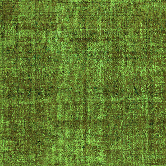 Serging Thickness of Persian Green Traditional Rug, tr4133grn
