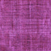 Square Persian Purple Traditional Rug, tr4133pur