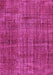 Machine Washable Persian Pink Traditional Rug, wshtr4133pnk