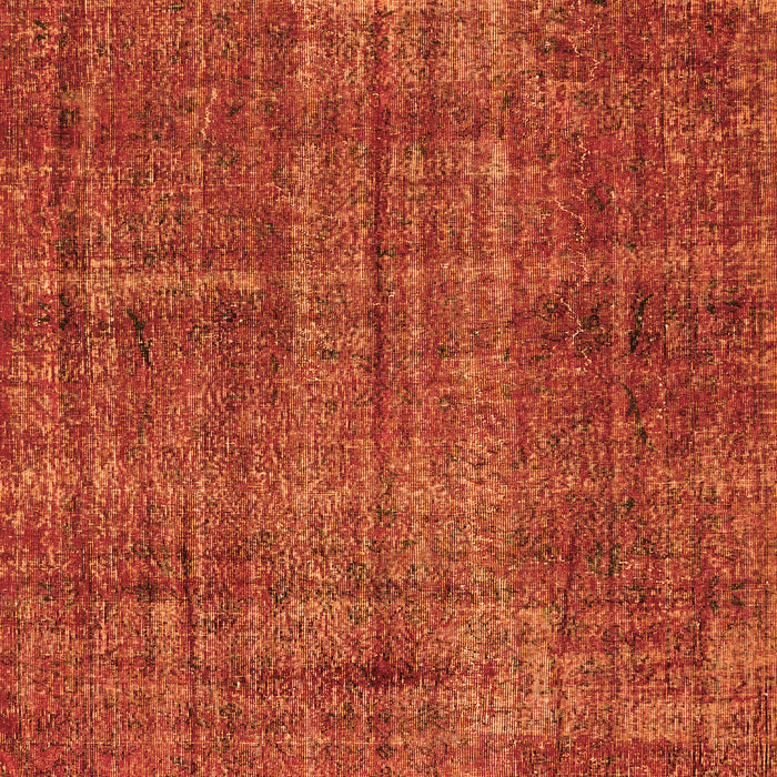 Serging Thickness of Machine Washable Persian Orange Traditional Area Rugs, wshtr4133org