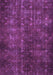 Machine Washable Persian Purple Traditional Area Rugs, wshtr4134pur