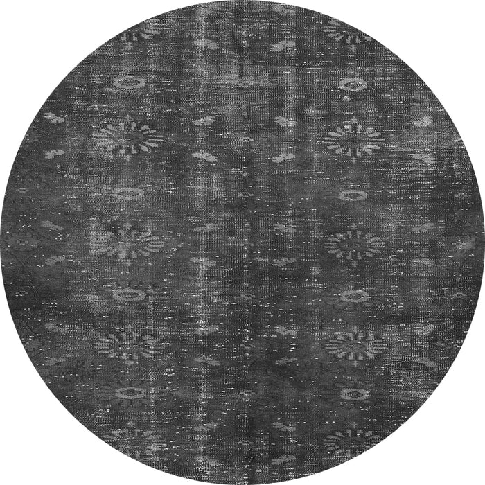 Machine Washable Persian Gray Traditional Rug, wshtr4134gry