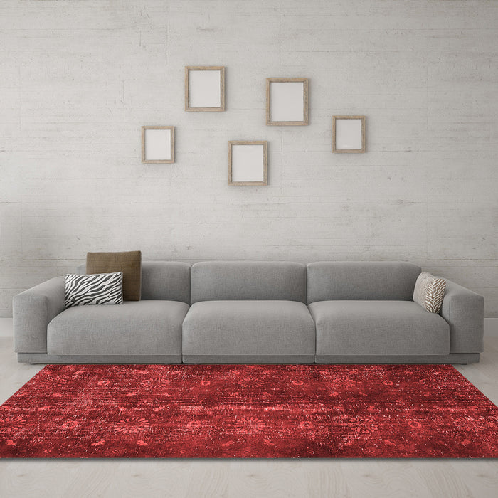 Traditional Red Washable Rugs