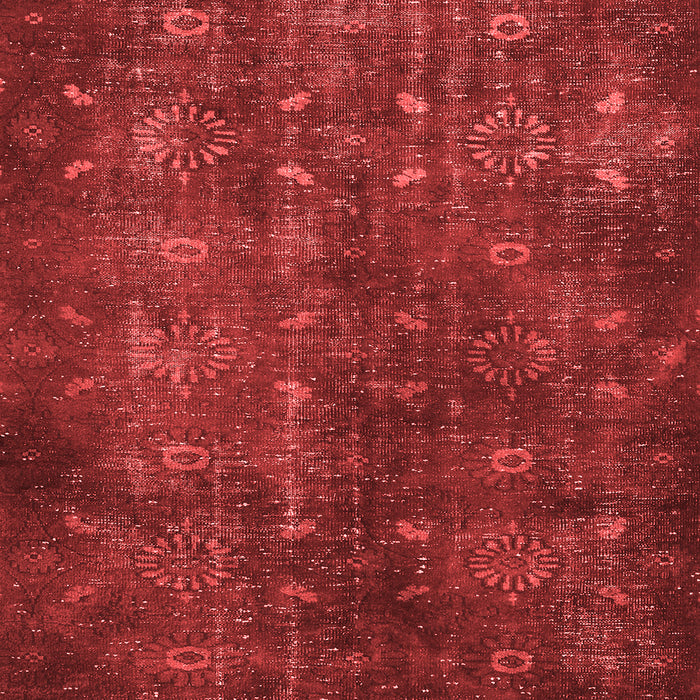 Machine Washable Persian Red Traditional Rug, wshtr4134red