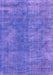 Machine Washable Persian Purple Traditional Area Rugs, wshtr4135pur