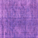Square Machine Washable Persian Pink Traditional Rug, wshtr4135pnk