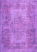Machine Washable Persian Pink Traditional Rug, wshtr4136pnk
