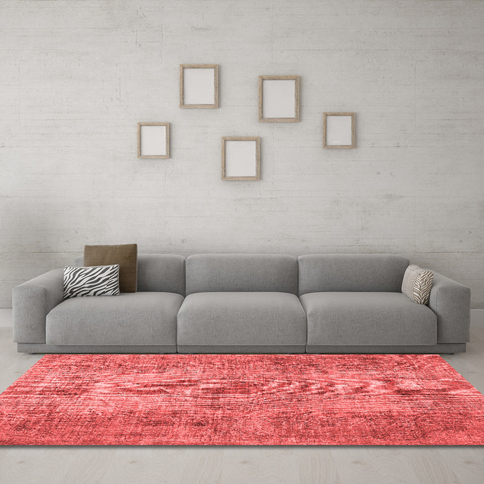 Traditional Red Washable Rugs