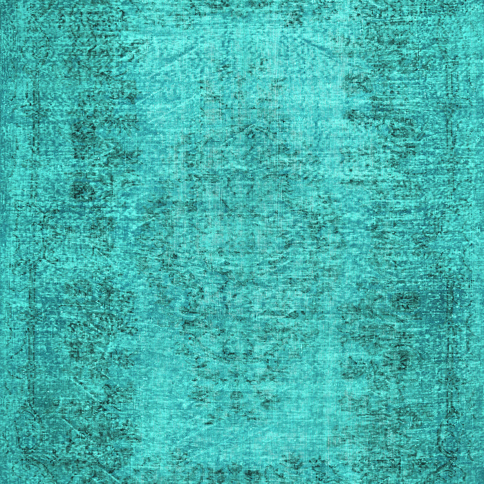 Machine Washable Persian Turquoise Traditional Area Rugs, wshtr4136turq