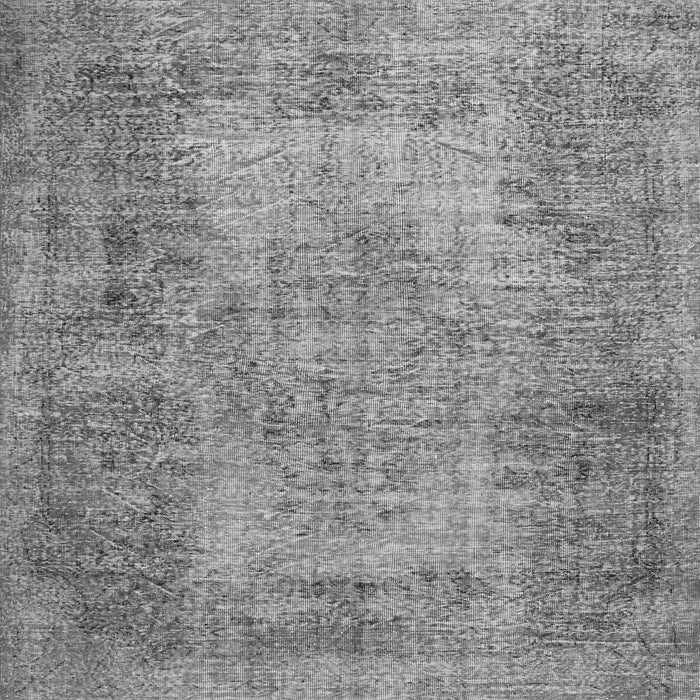 Round Machine Washable Persian Gray Traditional Rug, wshtr4136gry