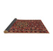 Sideview of Traditional Red Persian Rug, tr4137
