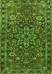 Persian Green Traditional Rug, tr4137grn