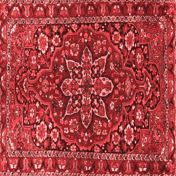 Machine Washable Persian Red Traditional Rug, wshtr4137red
