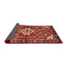 Sideview of Traditional Red Persian Rug, tr4138