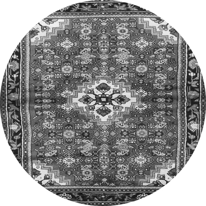 Square Persian Gray Traditional Rug, tr4138gry