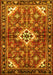 Machine Washable Persian Yellow Traditional Rug, wshtr4138yw