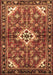 Machine Washable Persian Brown Traditional Rug, wshtr4138brn