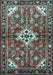 Persian Light Blue Traditional Rug, tr4138lblu