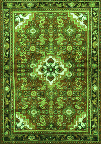 Persian Green Traditional Rug, tr4138grn