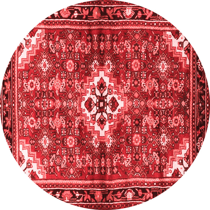 Machine Washable Persian Red Traditional Rug, wshtr4138red