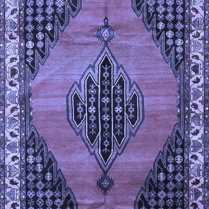 Medallion Blue Traditional Rug, tr4139blu