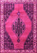 Medallion Pink Traditional Rug, tr4139pnk