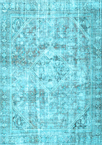 Persian Light Blue Traditional Rug, tr4140lblu