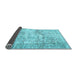 Sideview of Persian Light Blue Traditional Rug, tr4140lblu