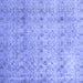 Square Machine Washable Persian Blue Traditional Rug, wshtr4141blu