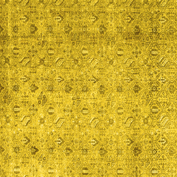 Machine Washable Persian Yellow Traditional Rug, wshtr4141yw