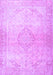 Machine Washable Persian Purple Traditional Area Rugs, wshtr4142pur