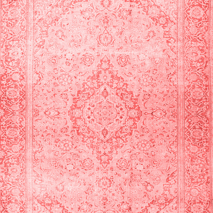 Machine Washable Persian Red Traditional Rug, wshtr4142red