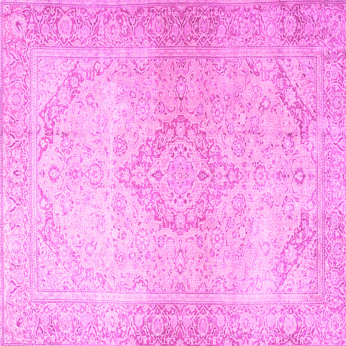 Square Persian Pink Traditional Rug, tr4142pnk