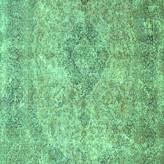 Machine Washable Persian Turquoise Traditional Area Rugs, wshtr4143turq