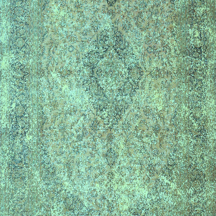 Machine Washable Persian Light Blue Traditional Rug, wshtr4143lblu