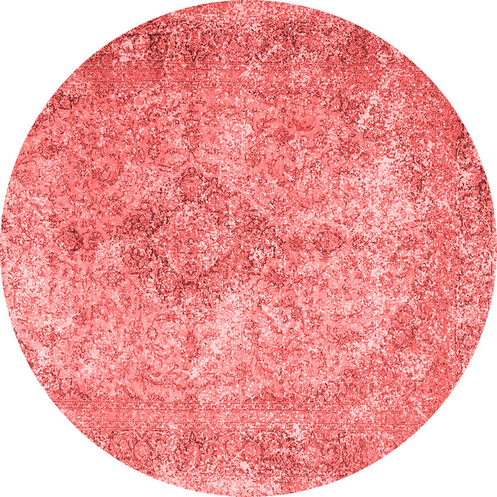 Machine Washable Persian Red Traditional Rug, wshtr4143red