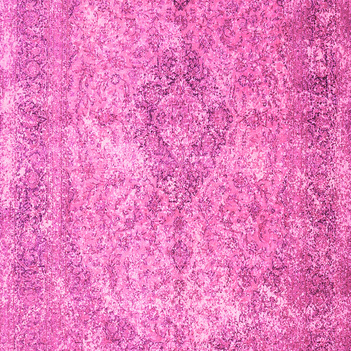 Machine Washable Persian Pink Traditional Rug, wshtr4143pnk