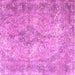 Square Persian Purple Traditional Rug, tr4143pur