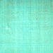 Square Machine Washable Persian Turquoise Traditional Area Rugs, wshtr4144turq