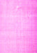 Machine Washable Persian Pink Traditional Rug, wshtr4144pnk