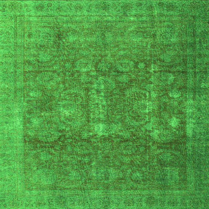 Serging Thickness of Persian Green Traditional Rug, tr4145grn