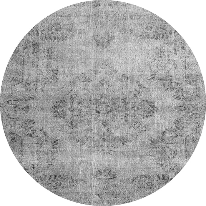Square Persian Gray Bohemian Rug, tr4146gry