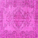 Square Persian Pink Traditional Rug, tr4147pnk